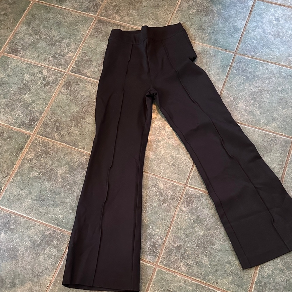 SPANX Black Wide Leg Women's Pants